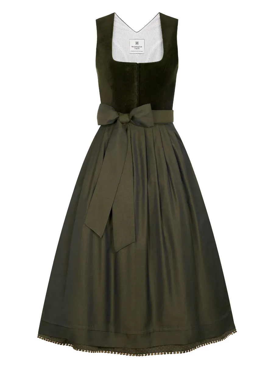 heimatgl-ck-dirndl-emma-oliv-samtdirndl-mit-sch-rze image 1