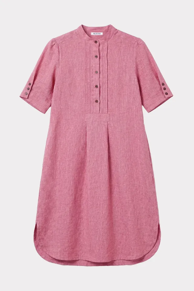 felicitas-kareen-damen-kleid-aus-leinen-baumwolle-mit-taschen image 1