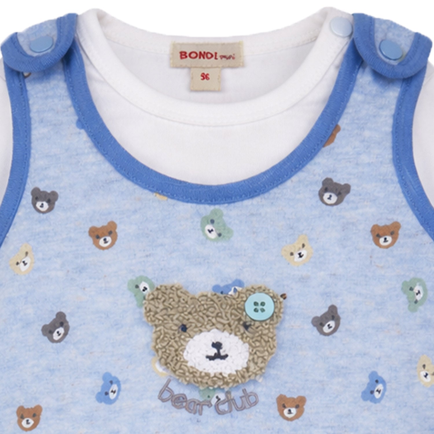 trachtenland-bondi-baby-strampler-bear-club-94033-2-tlg-blue-melange image 7