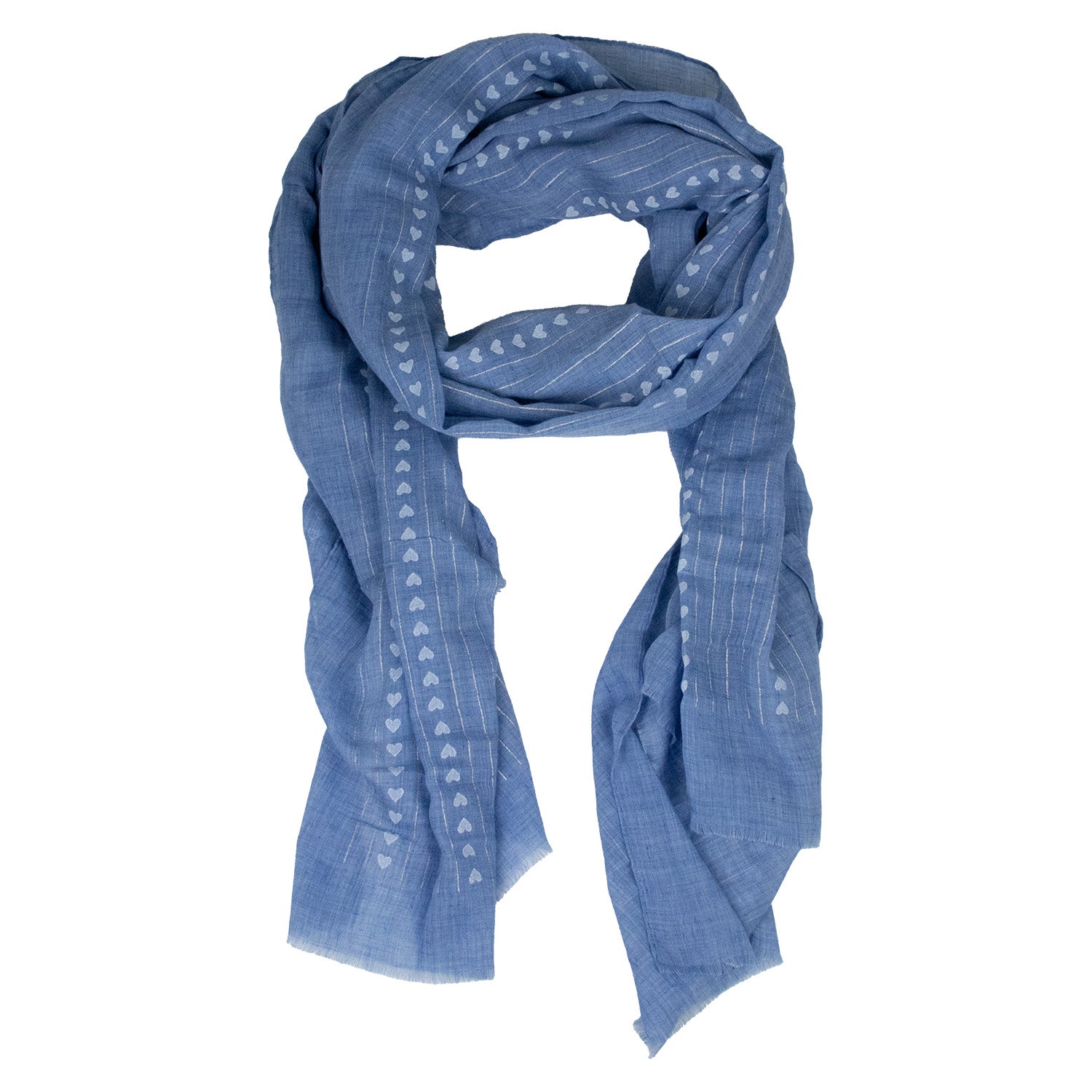 halstuch-schal-unifarben-mit-herzen-und-glitzerstreifen-185-x-70-cm-hellblau image 2