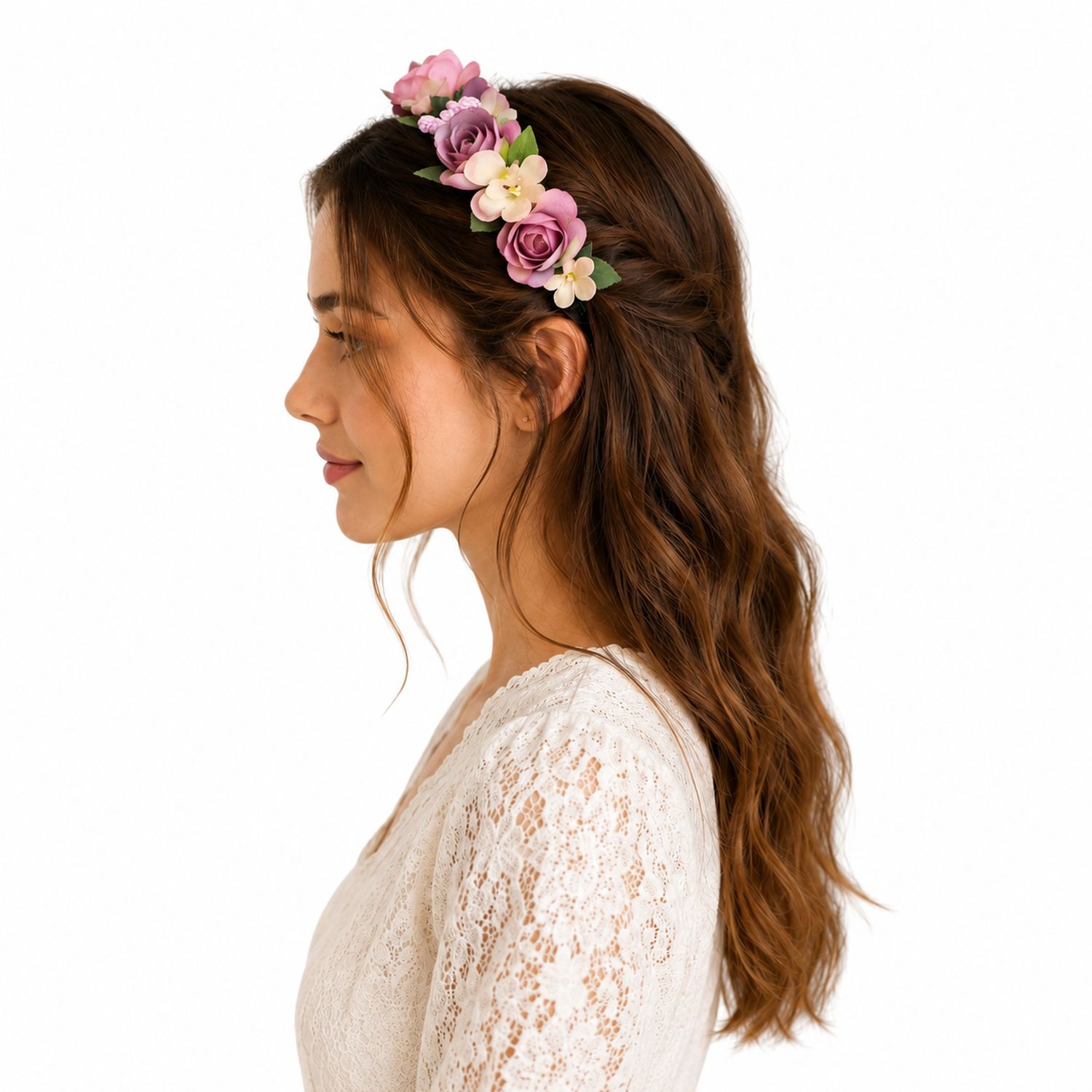 trachtenland-blumen-haarreif-sabia-mit-rosen-und-bl-ten-altrosa-creme image 2
