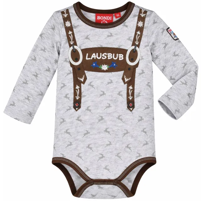 trachtenland-bondi-baby-langarm-body-lausbub-91582-grey-melange image 1