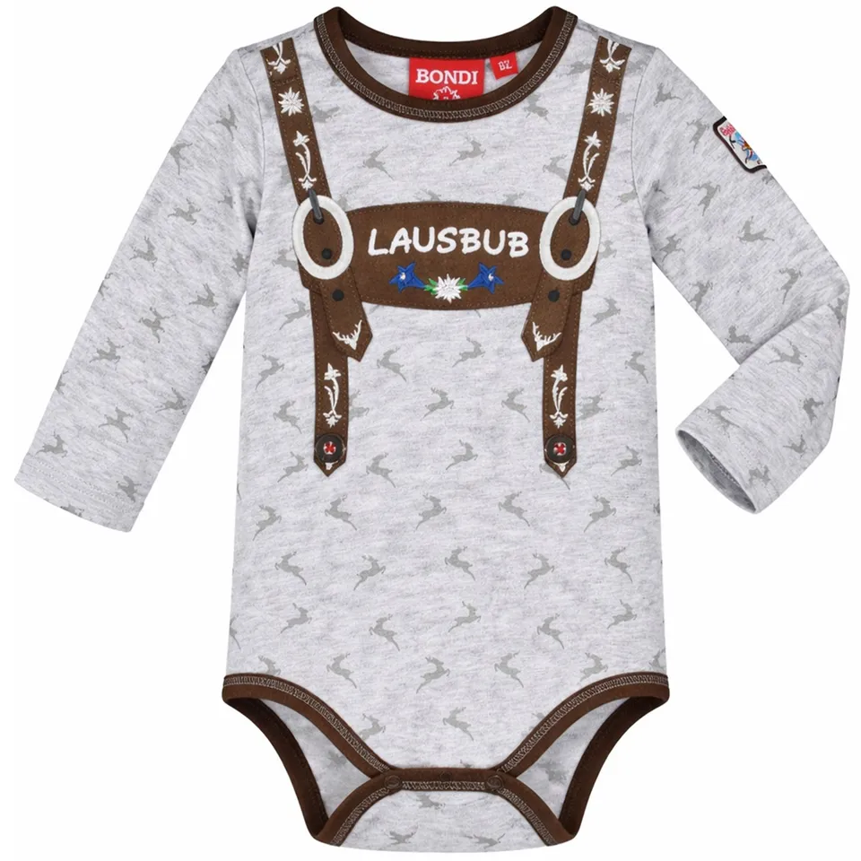 trachtenland-bondi-baby-langarm-body-lausbub-91582-grey-melange image 1