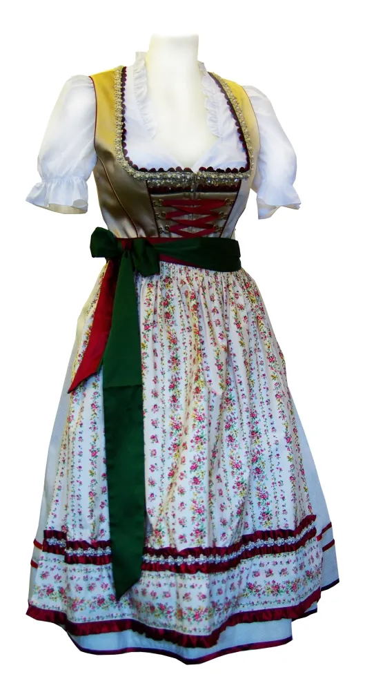 trachten-benkert-tessa-dirndl-beige-burgund image 1