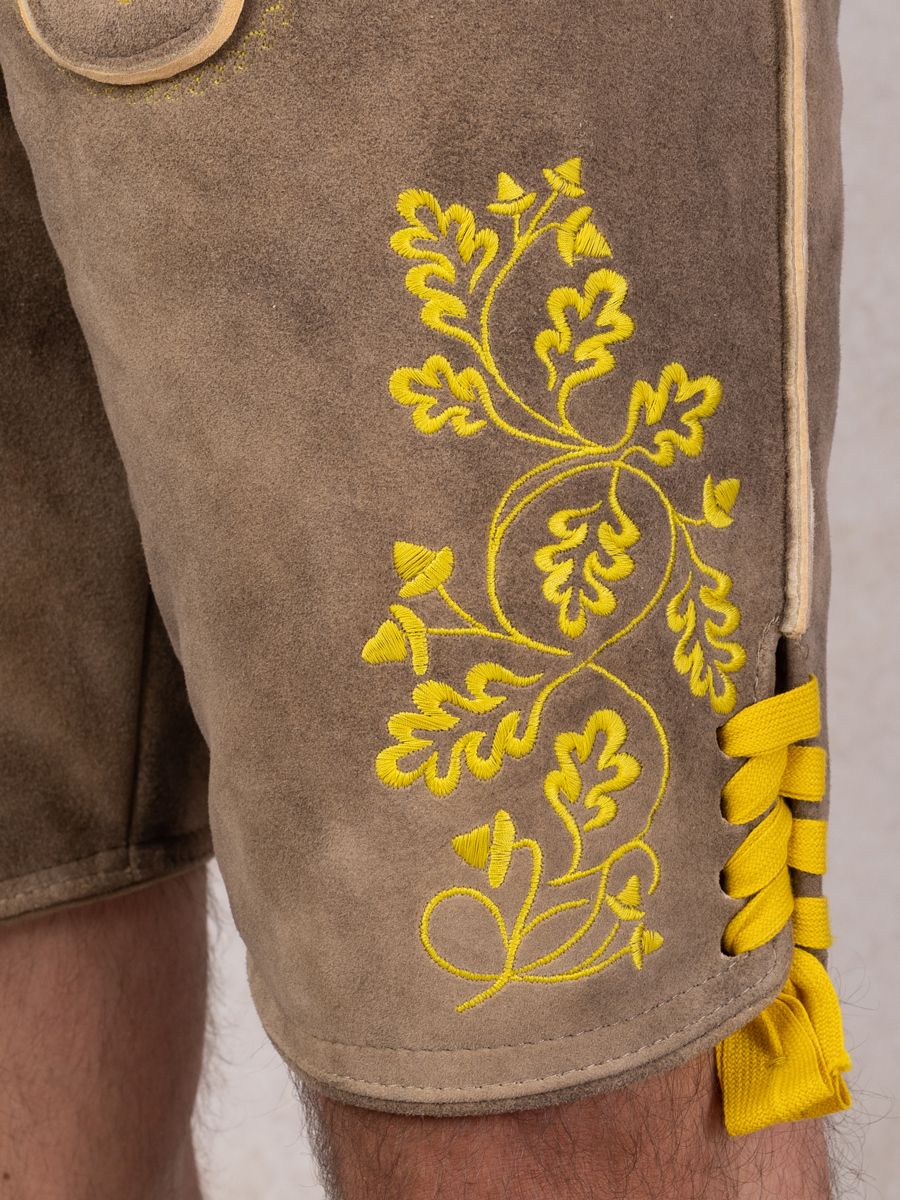 heimatgl-ck-lederhose-herzogstand-bock-senfgelb image 3
