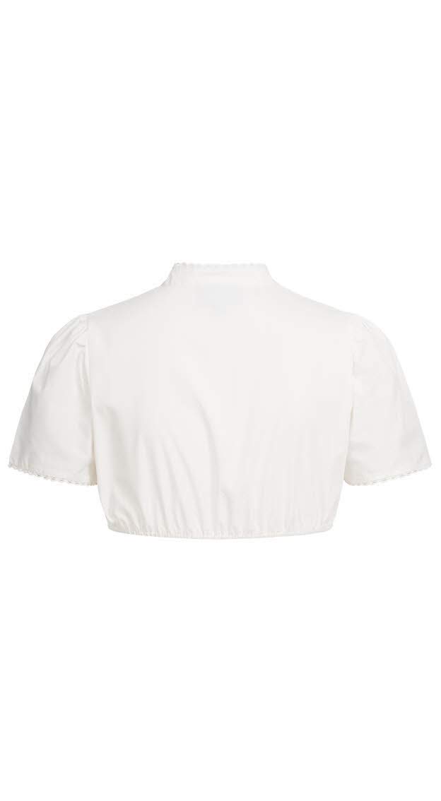 n-bler-dirndlbluse-kanny-damen-kurzarm-wei-spitze-v-ausschnitt-gummizug image 2