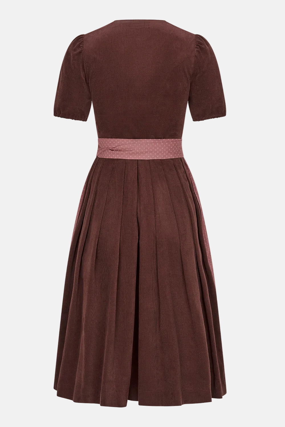 felicitas-damen-dirndl-dalita-70cm-feincord-hochgeschlossen image 3