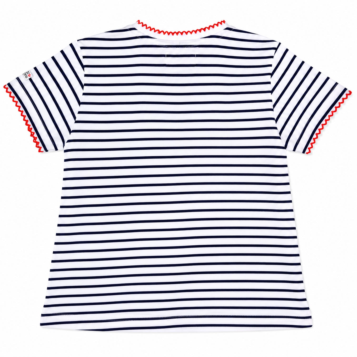 bondi-baby-kinder-t-shirt-cherry-86590-wei-navy-kurzarm image 2