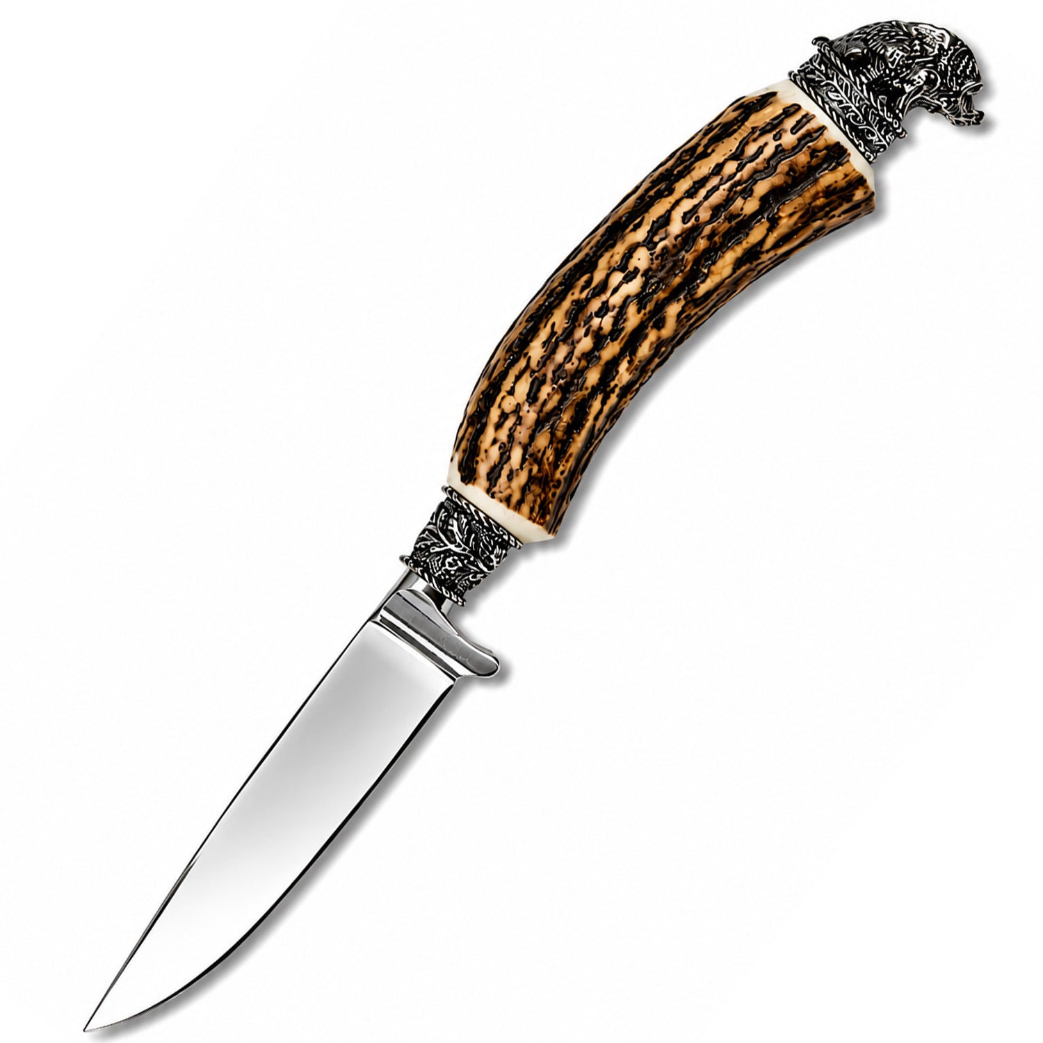 trachtenland-funk-trachtenmesser-hirschhorn-wildschwein-lederhosenmesser image 2