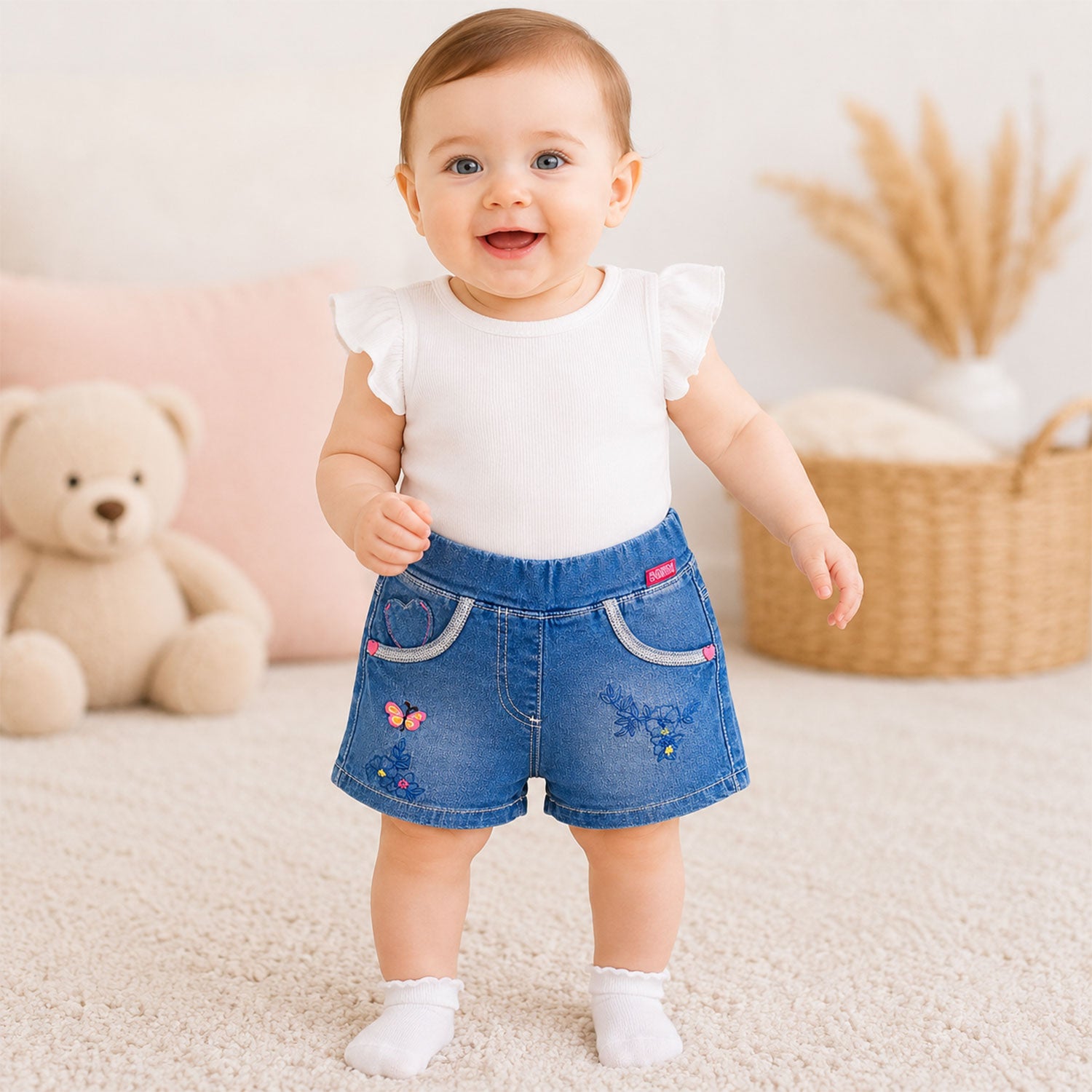 trachtenland-bondi-baby-kinder-jeansshorts-butterfly-blau-86584 image 3