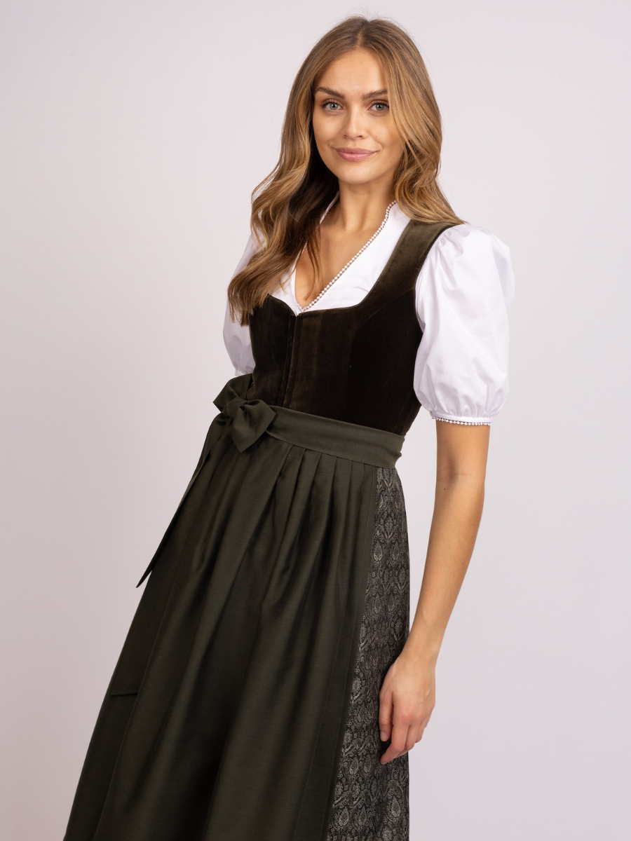 heimatgl-ck-dirndl-nora-samtdirndl-in-olivgr-n image 2