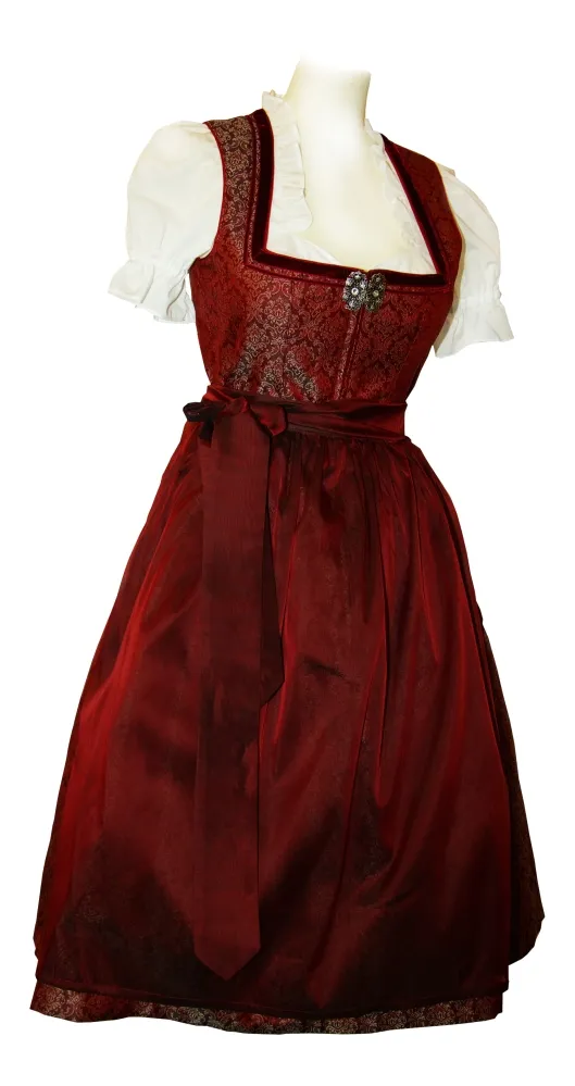 trachten-benkert-elsa-dirndl-weinrot image 1