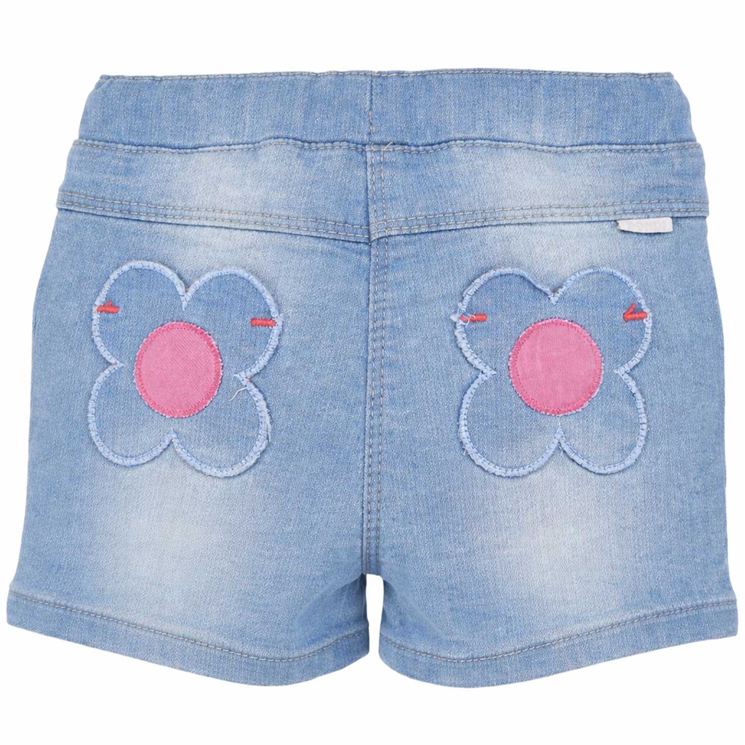 bondi-baby-m-dchen-jeans-bermuda-flower-86886-blue-denim image 2