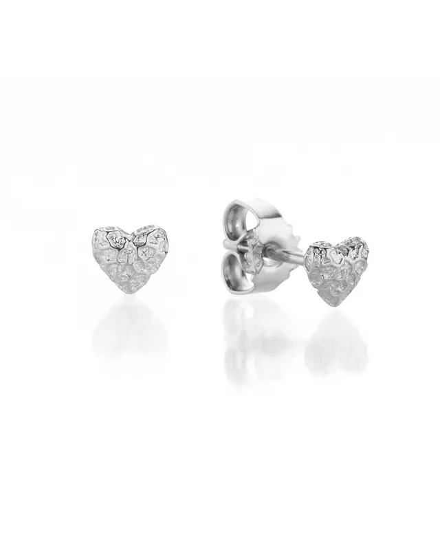 heimatgl-ck-mini-heart-stud-rosie-silber-herz-ohrstecker image 1