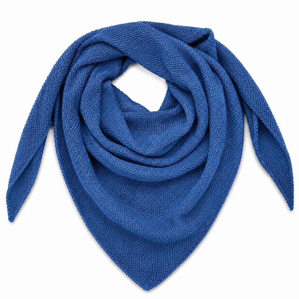 trachtenland-xl-strick-dreieckstuch-schal-200x80-cm-jeansblau image 1