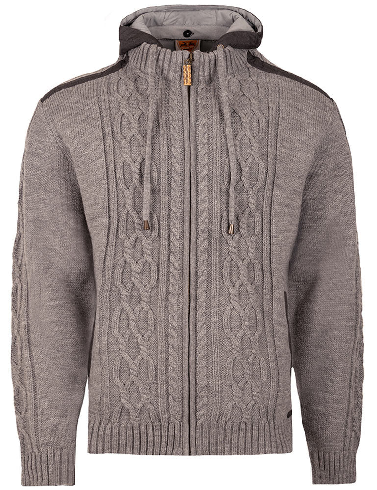 trachtenland-maddox-herren-trachten-strickjacke-waidsee-mit-kapuze-grau image 1