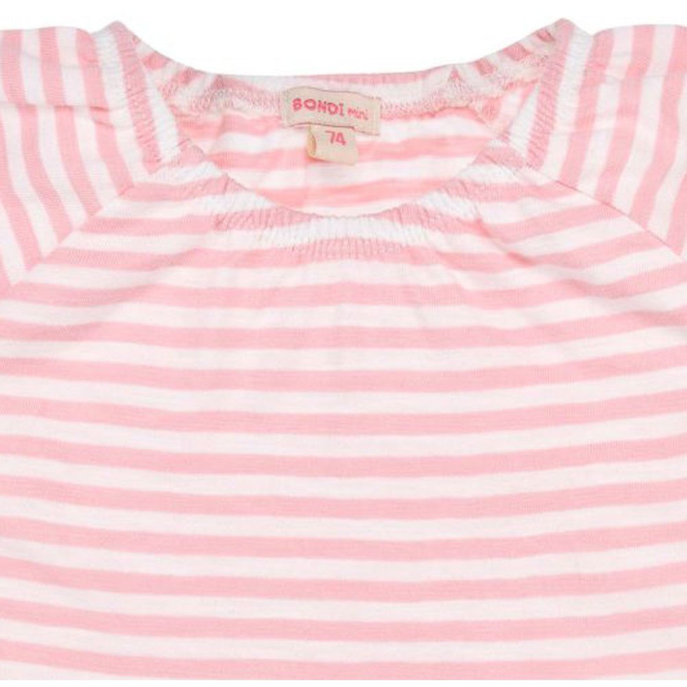 trachtenland-bondi-kinder-t-shirt-froschk-nig-86570-rosa-wei-kurzarm image 4