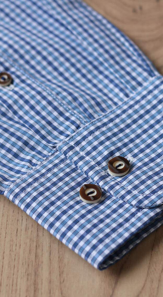 n-bler-trachtenhemd-harald-herren-slim-fit-kariert-gr-n-blau-langarm image 6