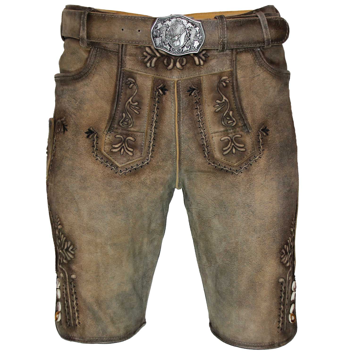 trachtenland-maddox-herren-lederhose-zugersee-kurz-antik-r-sahara image 1