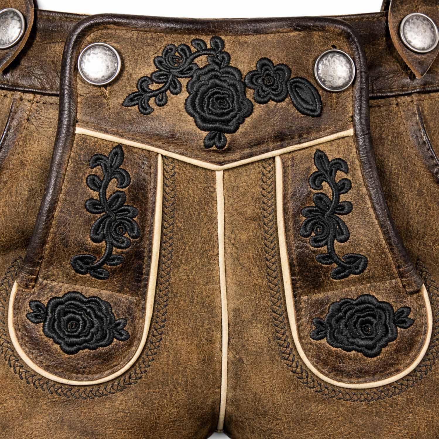 maddox-kurze-damen-lederhose-verena-mit-hosentr-gern-antik-eiche image 5