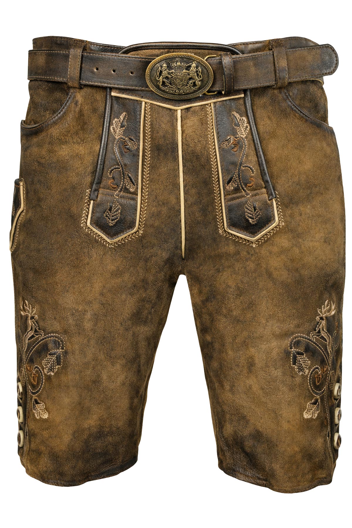 trachtenland-maddox-kurze-lederhose-endorf-mit-g-rtel-antik-ziller image 1
