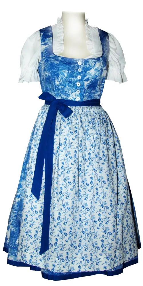 trachten-benkert-voice-dirndl-blau-wei image 1