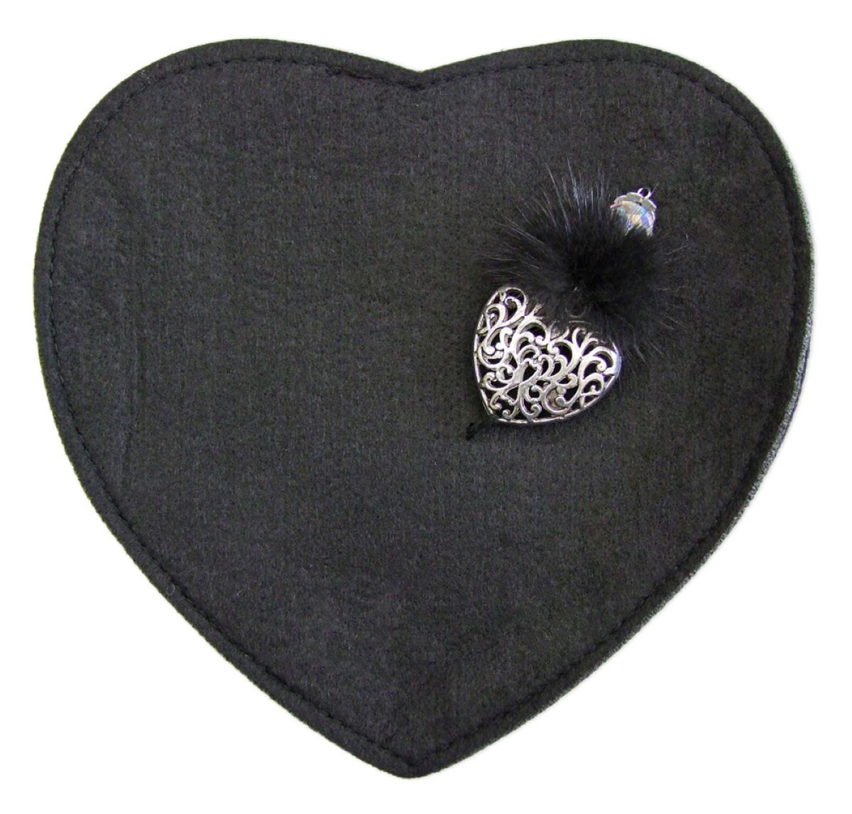 trachtenland-herz-trachten-handtasche-mit-herzanh-nger-schwarz image 1