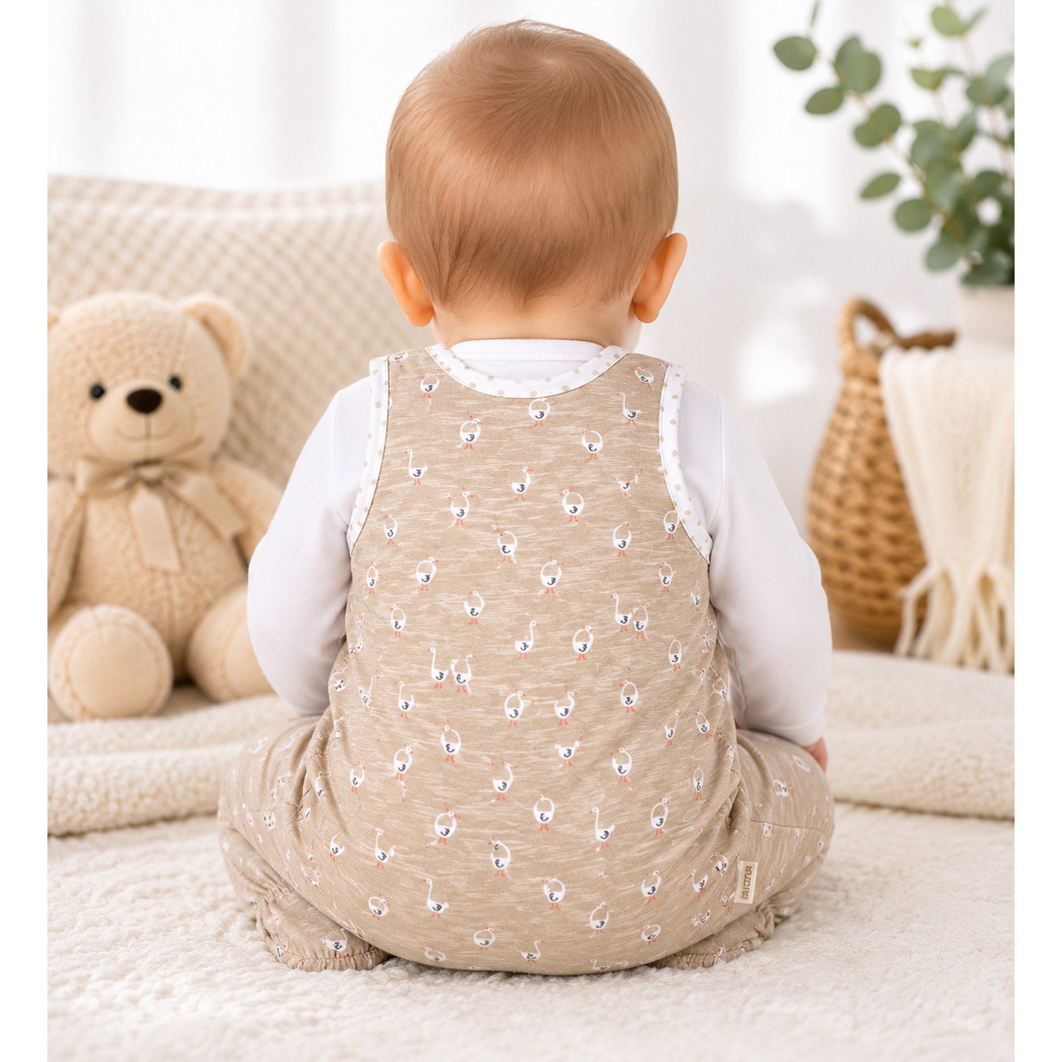 bondi-baby-strampler-g-nschen-93959-langarm-gans-allover-beige image 4