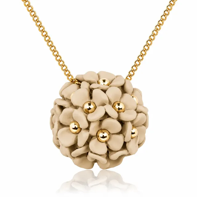 trachtenland-luisia-halskette-mia-mit-bl-ten-kugel-16-karat-vergoldet-sand image 1