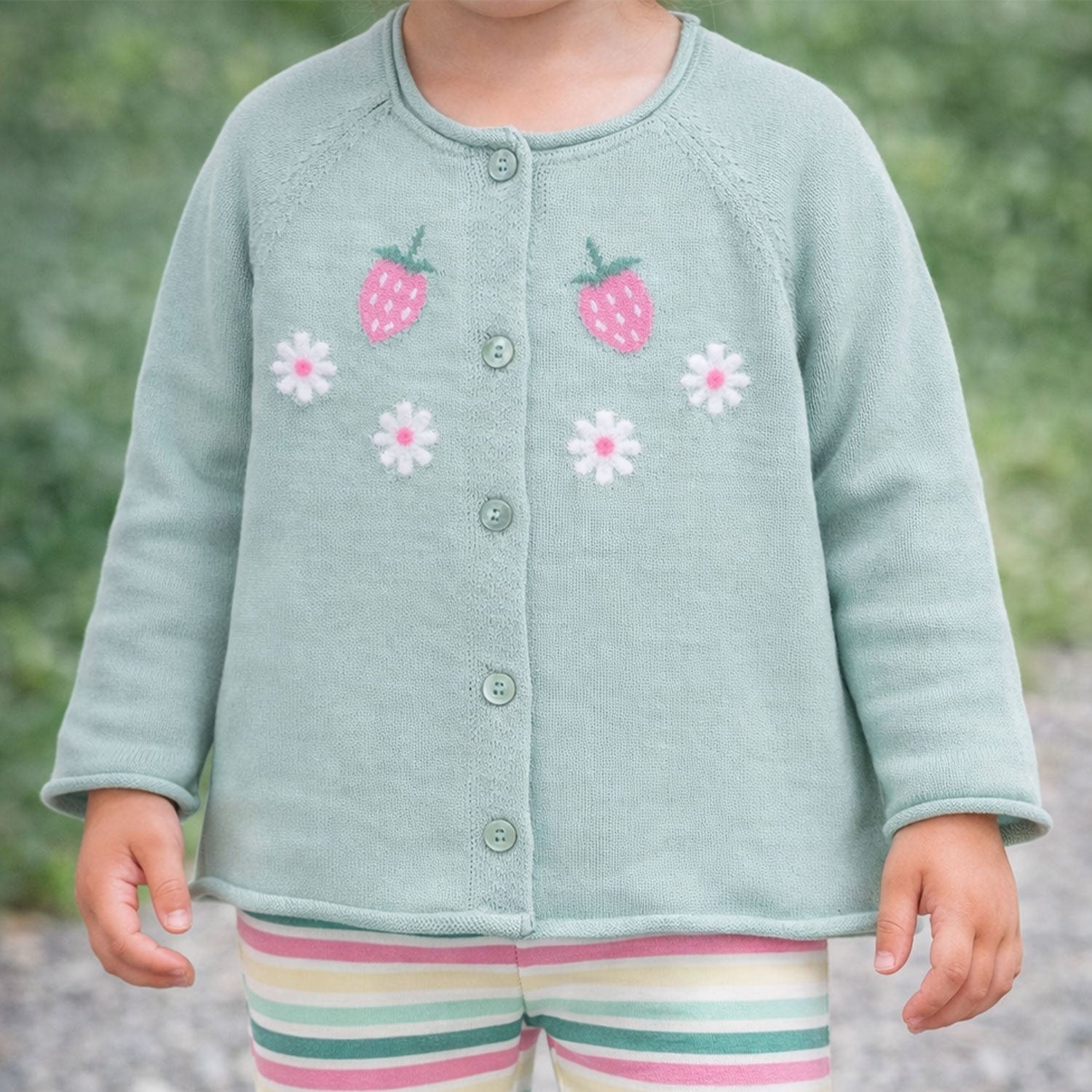 trachtenland-bondi-baby-strickjacke-be-happy-86883-gr-n image 2