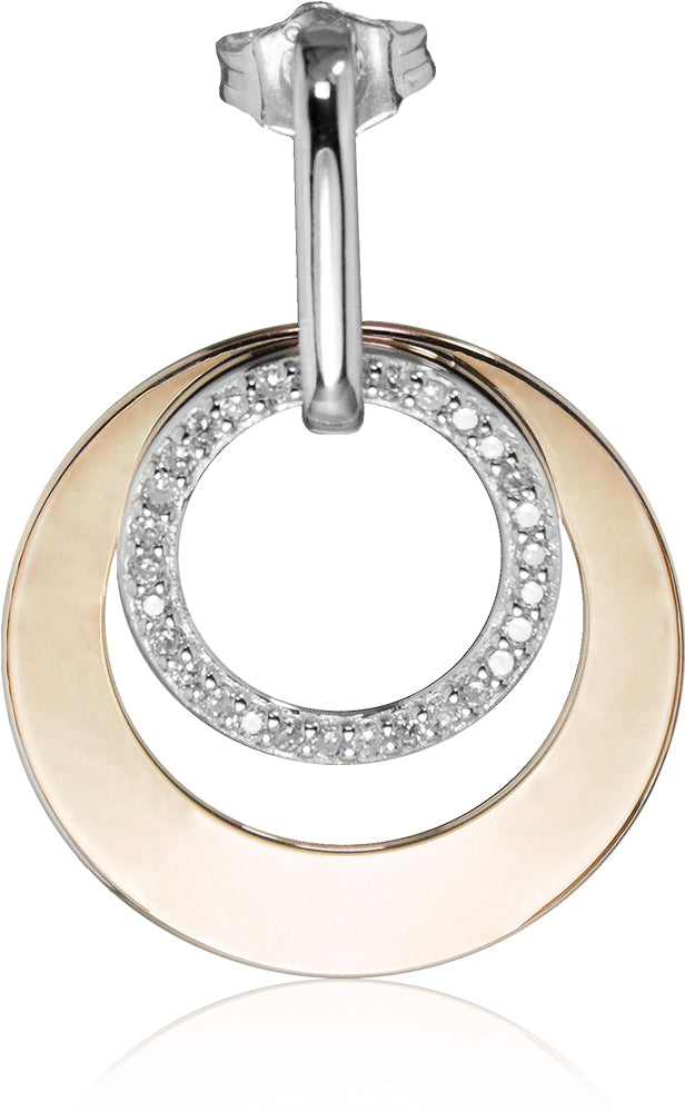 luisia-ohrh-nger-doppel-ring-79225-ros-gold-925-silber-ohrringe image 3