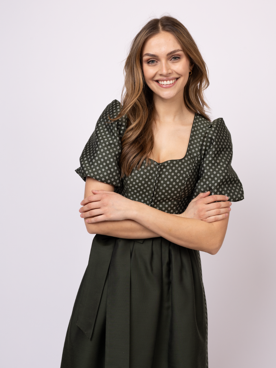 heimatgl-ck-dirndl-maria-oliv-damen-rmeldirndl-jacquard image 2