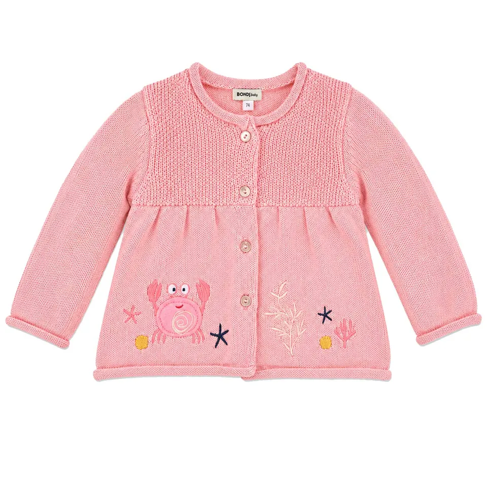 trachtenland-bondi-baby-strickjacke-marine-life-86693-candy-rosa image 1
