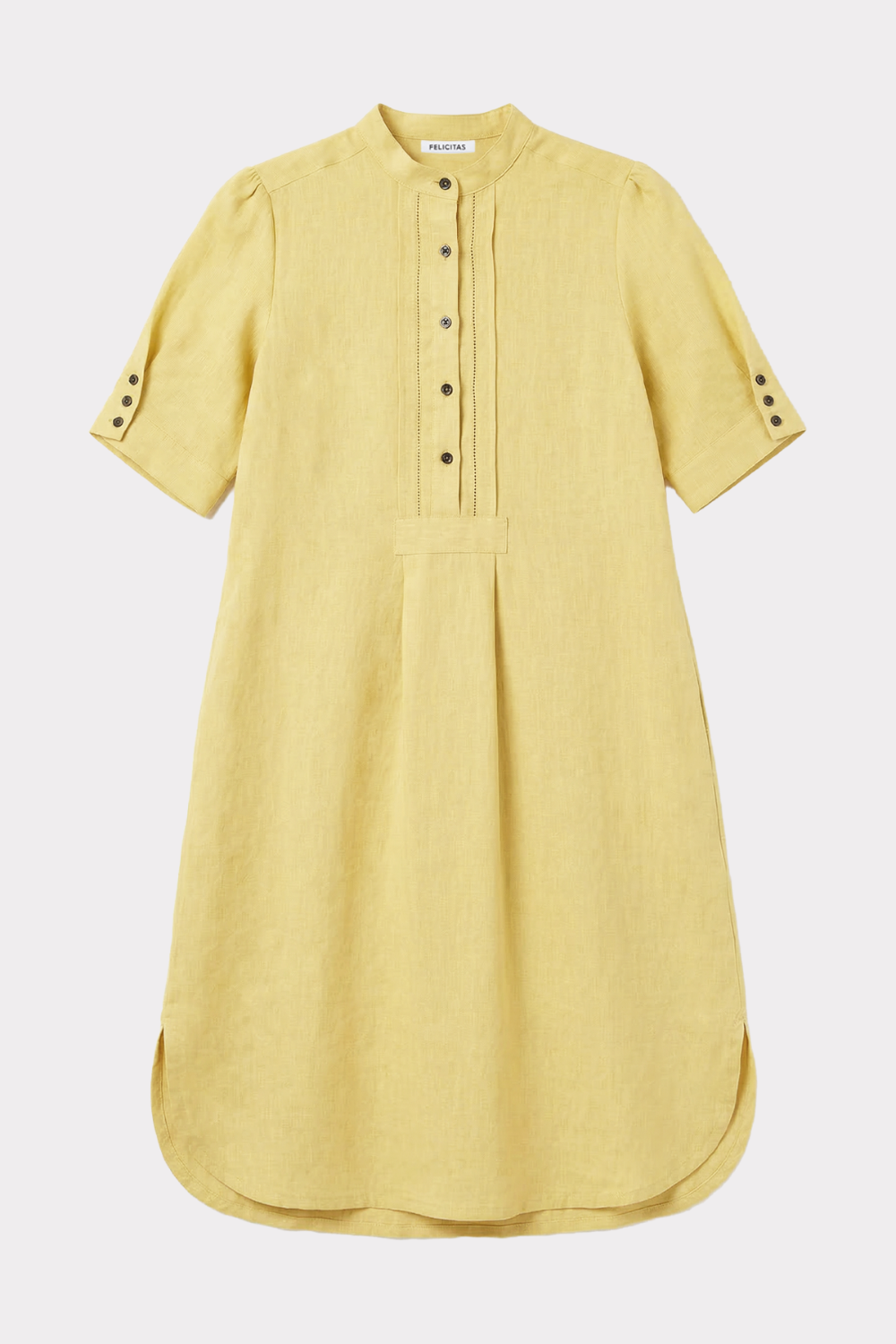 felicitas-damen-kleid-kareen-leinen-viskose-mit-taschen image 1