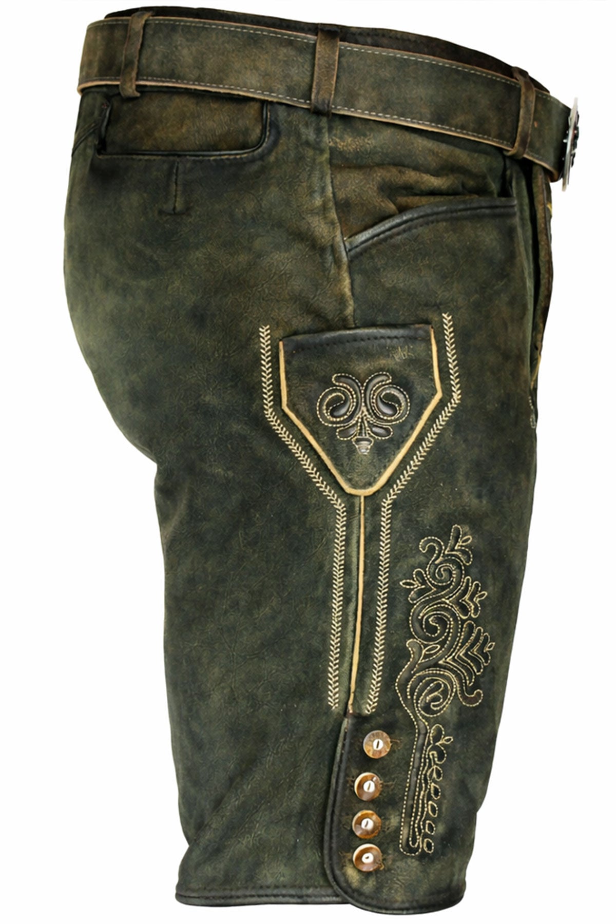 trachtenland-maddox-kurze-herren-lederhose-ronn-mit-g-rtel-antik-moor image 5