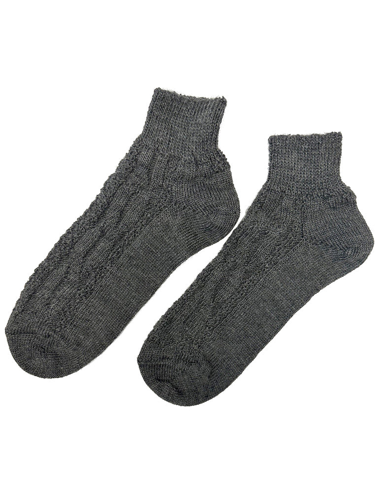 herren-trachten-sneaker-socken-mit-zopfmuster-dunkelgrau image 2
