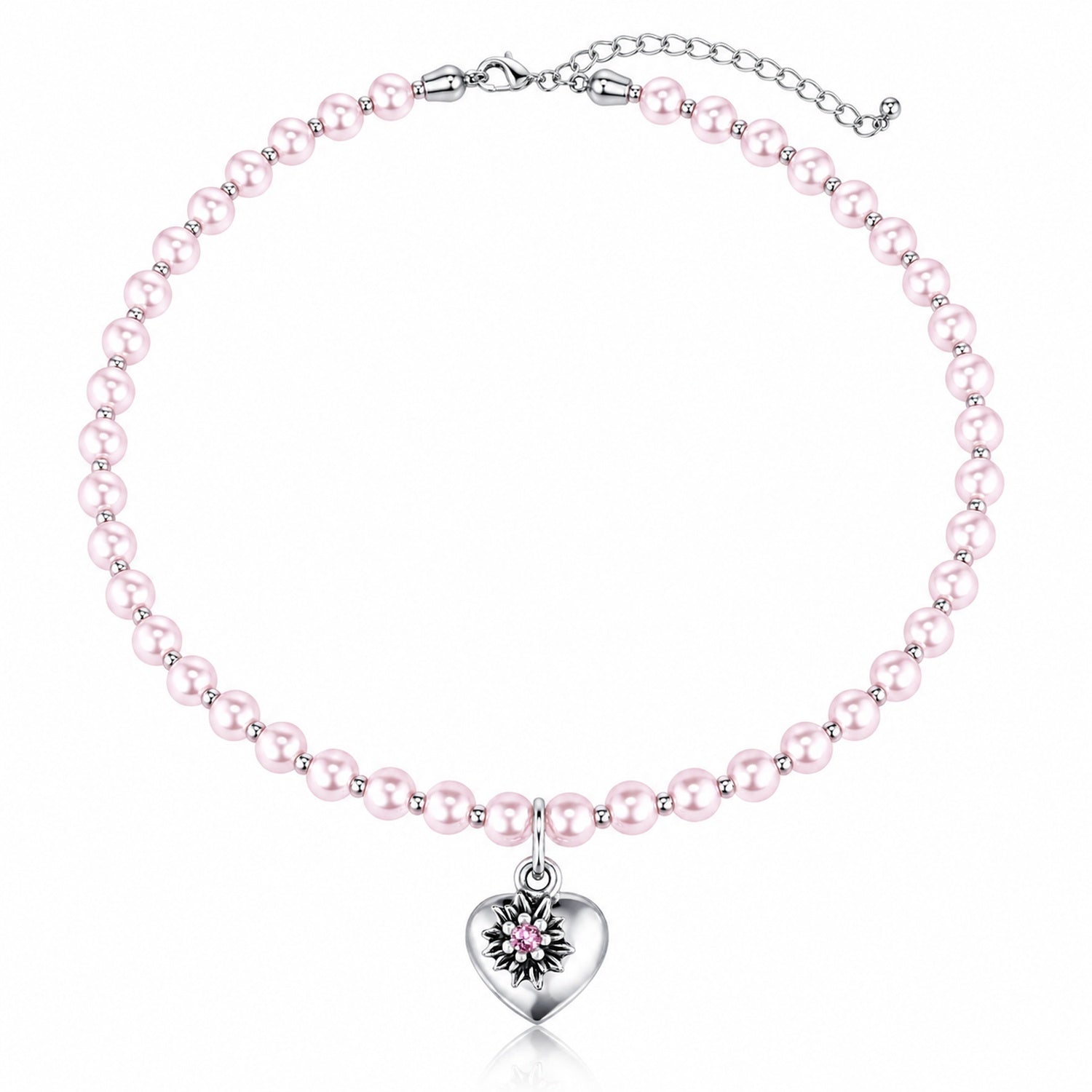 luisia-kinder-perlenkette-luna-mit-swarovski-kristallen-rosa image 3