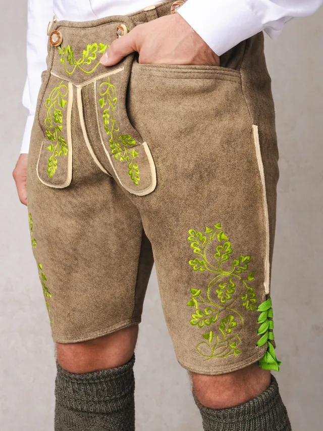 heimatgl-ck-lederhose-herzogstand-hirsch-grasgr-n-herren image 1