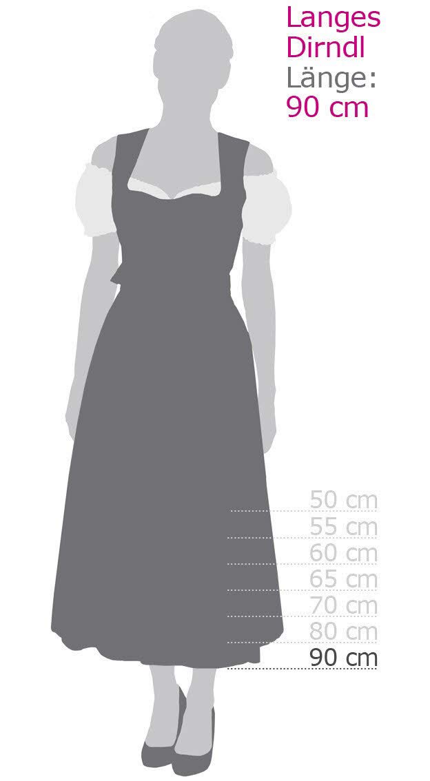 n-bler-thea-damen-dirndl-lang-2-teilig-90-cm-oliv-rosa-blumen image 7