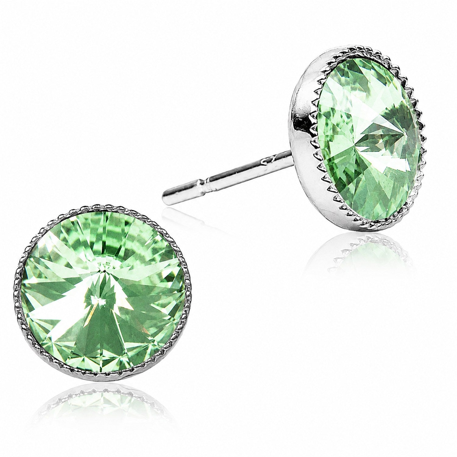 luisia-solit-r-ohrstecker-joy-chrysolite-mit-kristallen-von-swarovski image 1