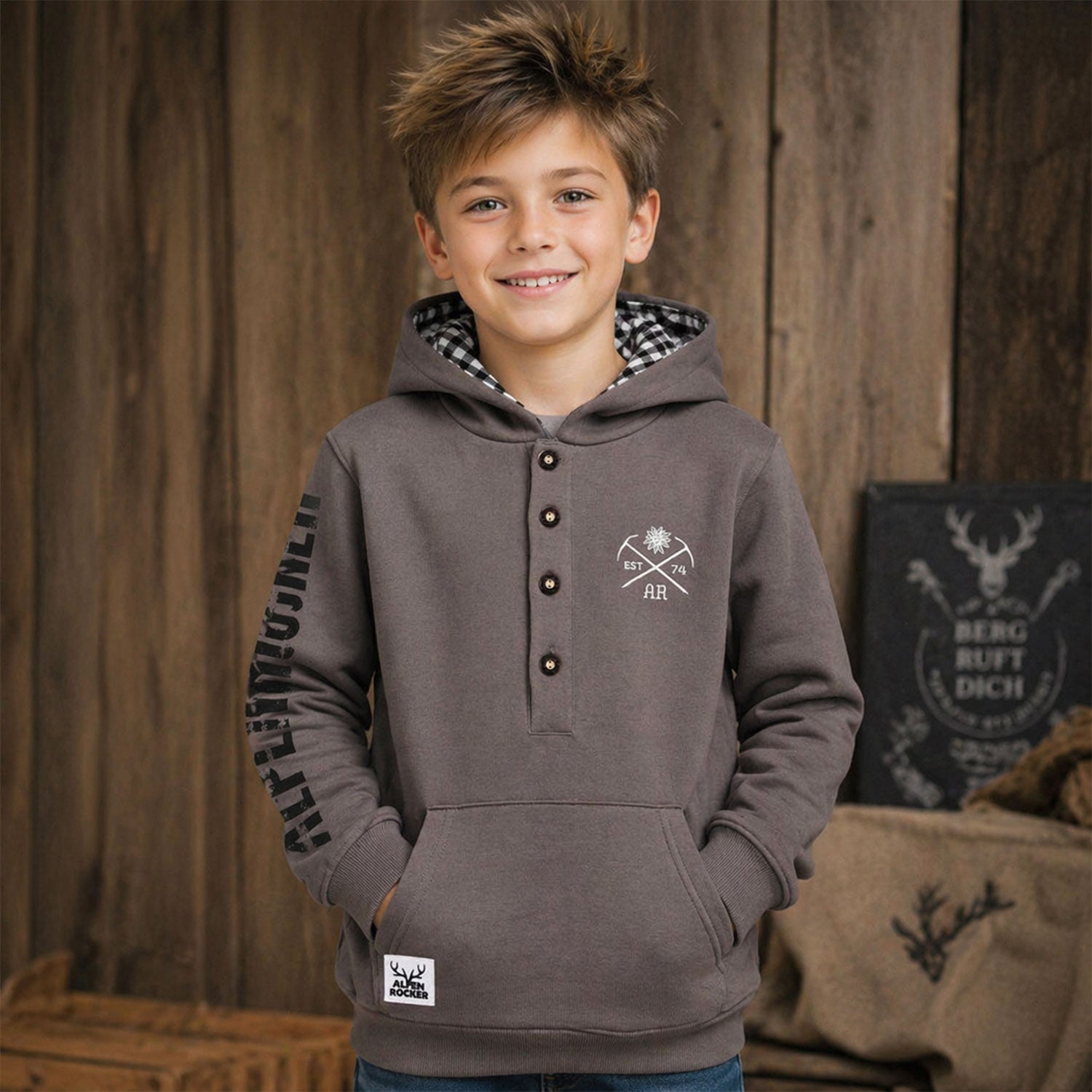 bondi-jungen-hoodie-alpenrocker-29992-coffee image 3