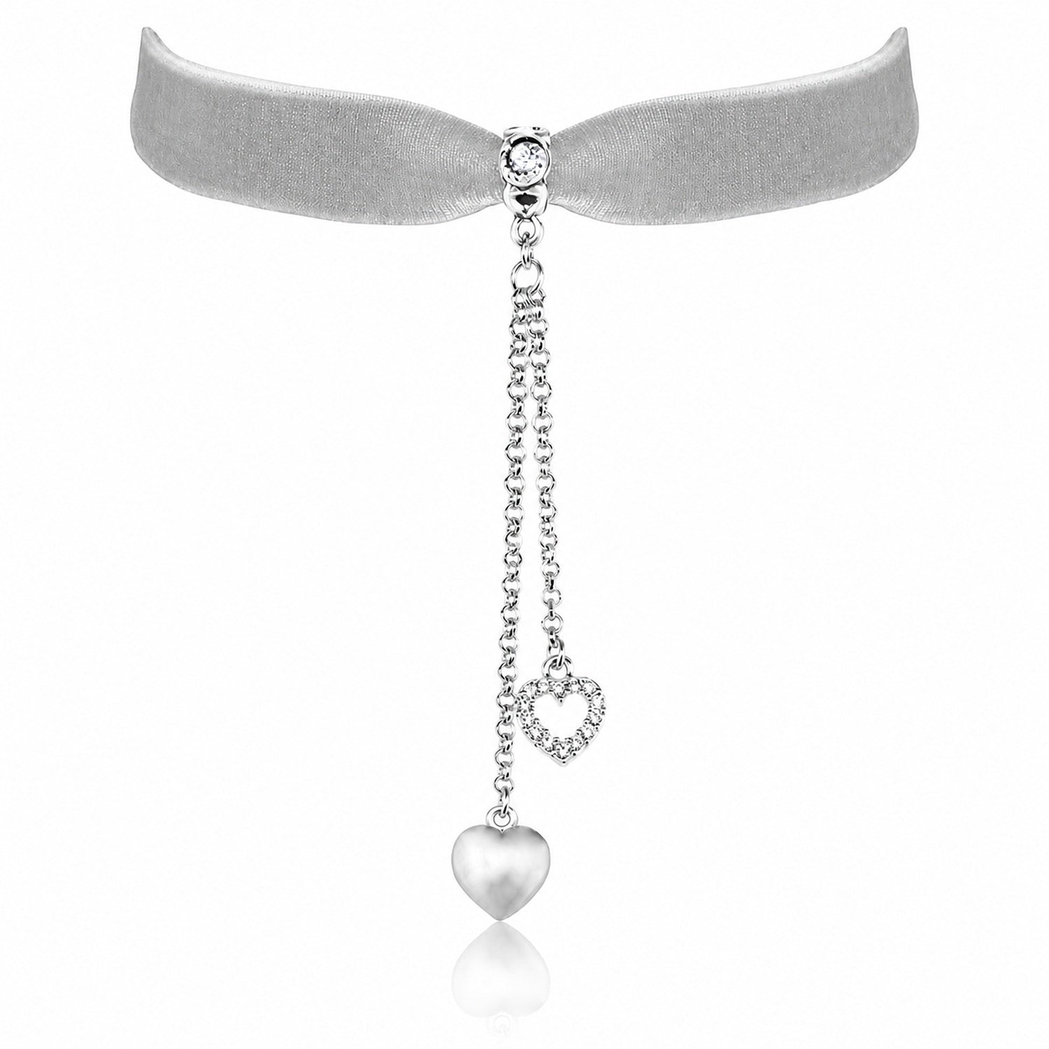 luisia-kropfband-mattea-mit-swarovski-kristallen-grau image 2