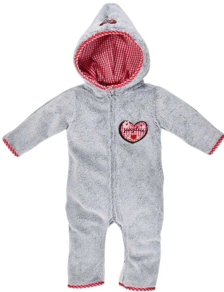 bondi-baby-fleece-overall-herzilein-86566-grau-rot-f-r-m-dchen image 1