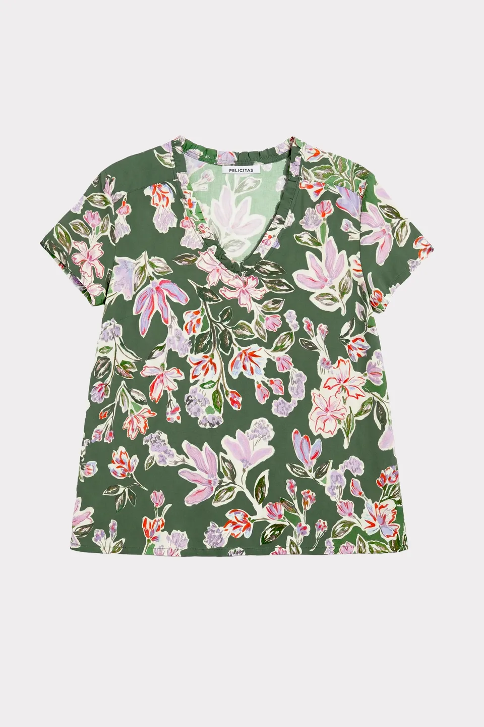 felicitas-bluse-bernadette-damen-kurzarmbluse-v-r-schen image 1