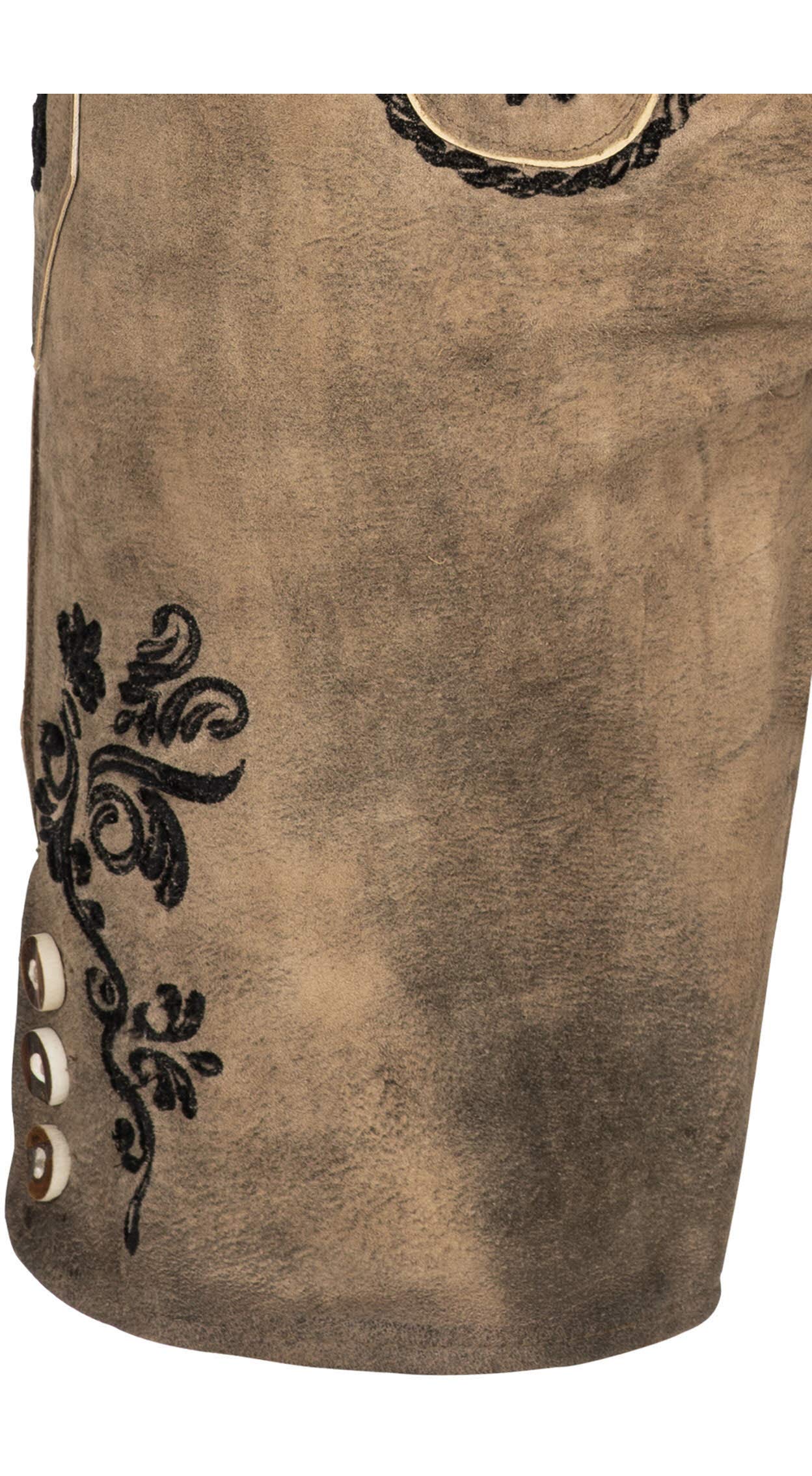n-bler-lederhose-kurz-achim-in-braun-aus-ziegenleder image 6