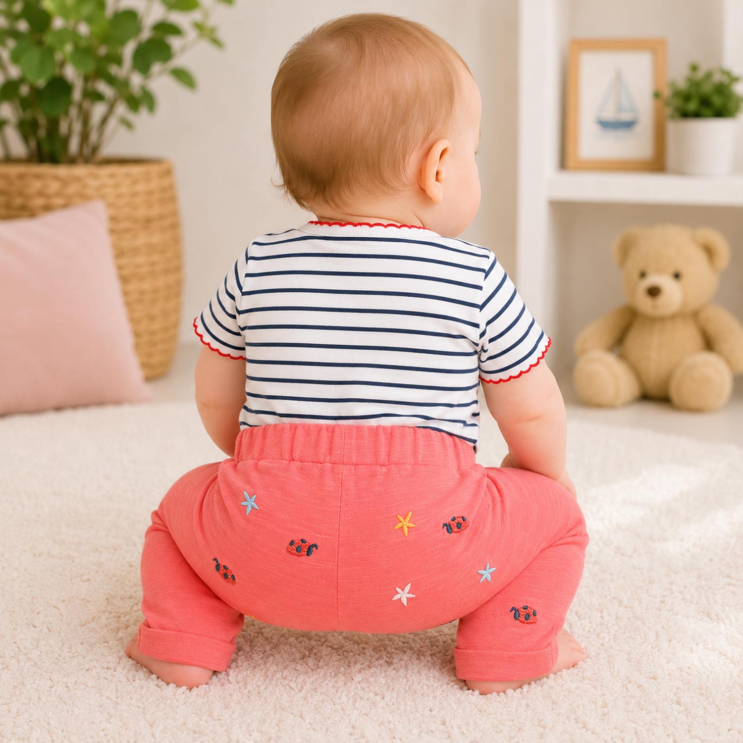 trachtenland-bondi-leggings-marienk-fer-93693-stickerei-koralle image 4