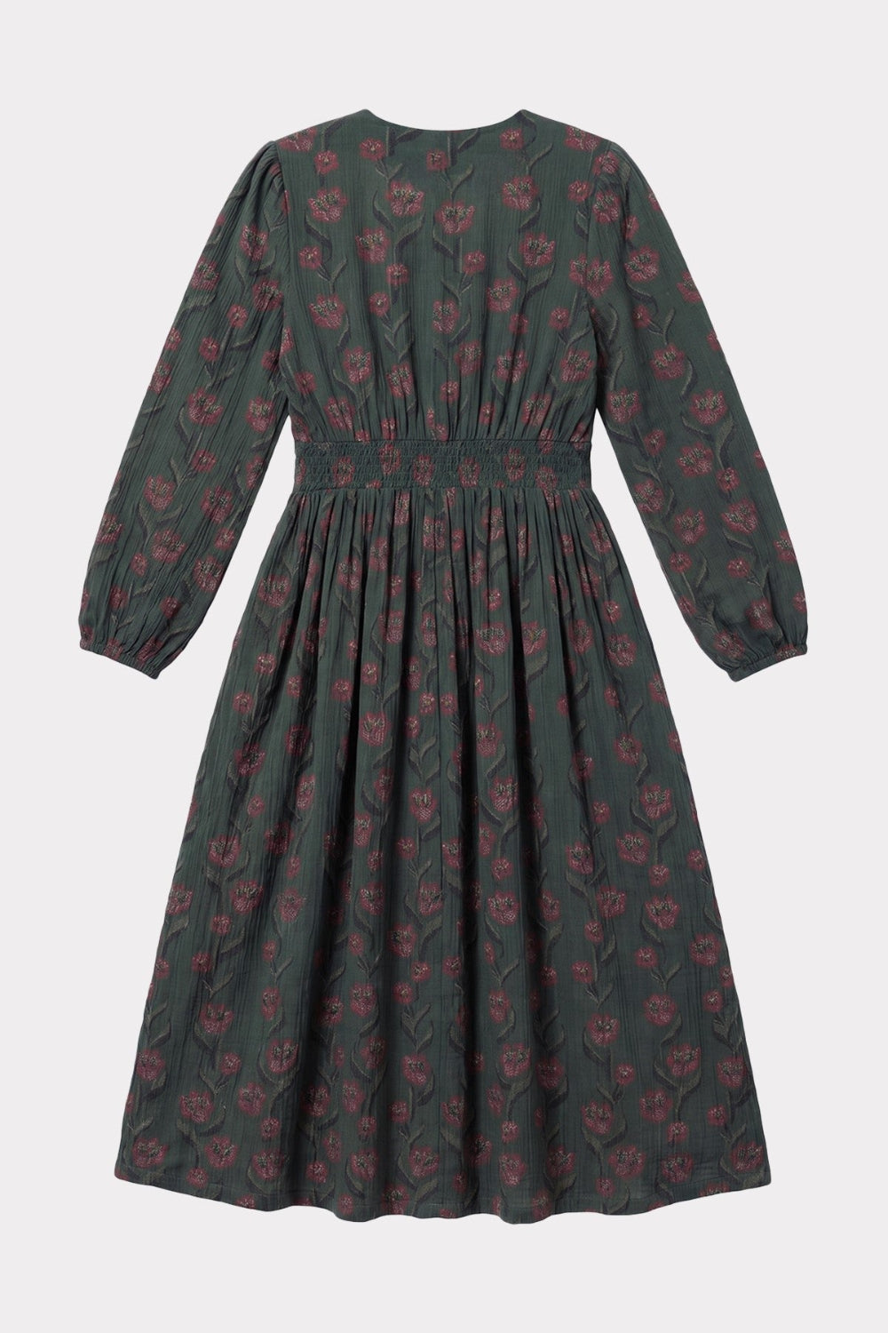 felicitas-damen-kleid-karlinda-viskose-floral-mit-knopfleiste image 2