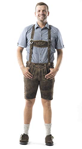 n-bler-trachtenhemd-herren-ein-de-kurzarm-blau-wei-kariert image 7