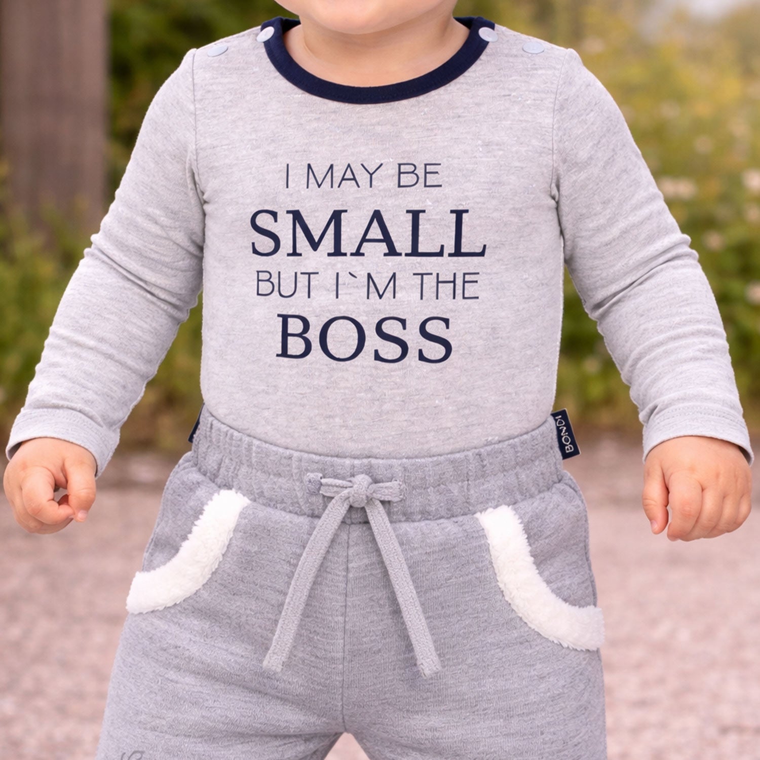bondi-baby-langarmbody-small-boss-93682-grau-navy image 4