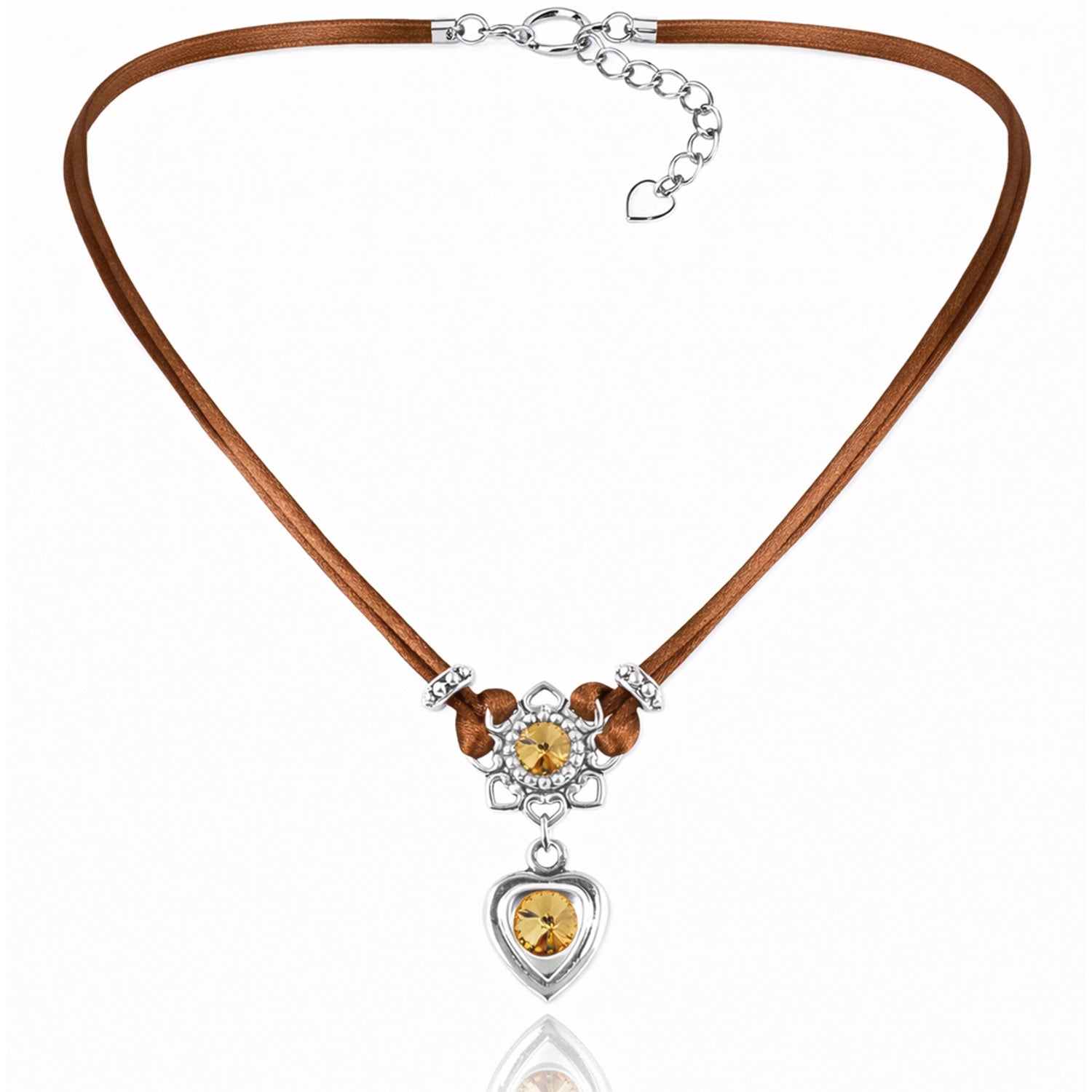 trachtenland-luisia-halskette-chiara-herzbl-te-braun-swarovski image 2